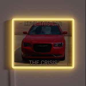 LOVE THIS CAR THE CRISIS RGB Neon Sign LOVE THIS CAR THE CRISIS RGB Neon Sign