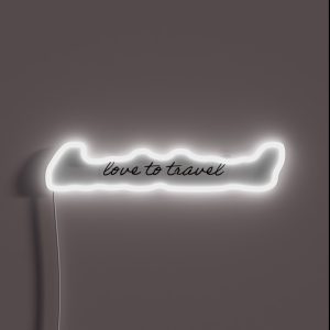 Love To Travel RGB Neon Sign Love To Travel RGB Neon Sign