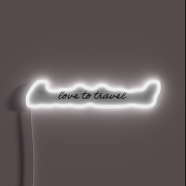 Love To Travel RGB Neon Sign