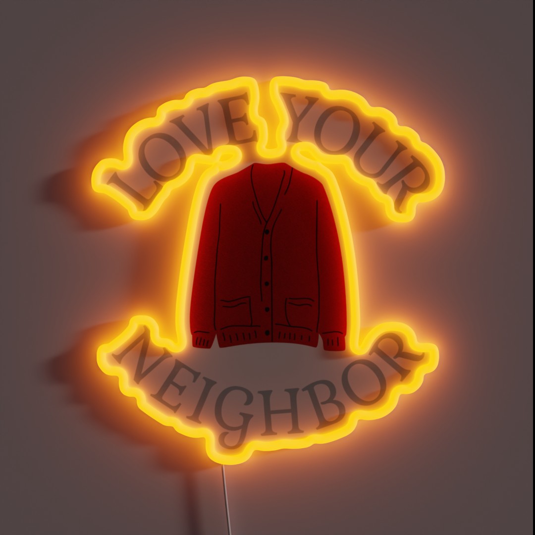 Love Your Neighbor RGB Neon Sign Love Your Neighbor RGB Neon Sign