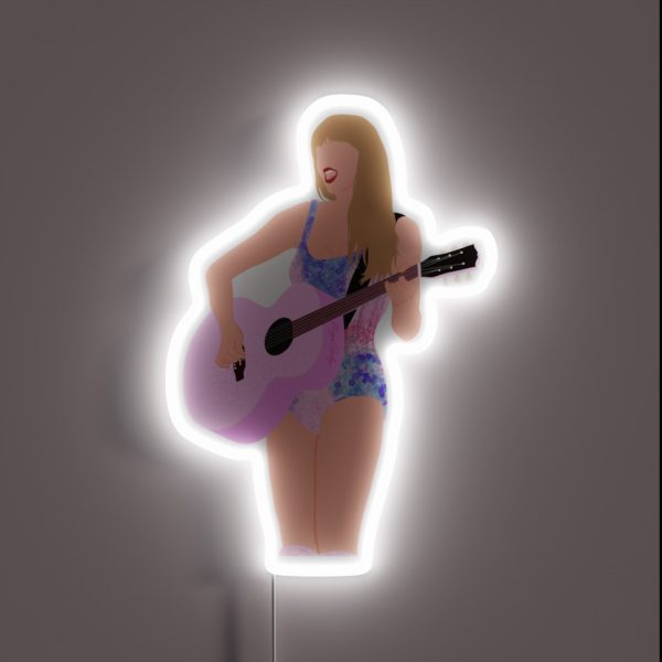 Lover And Guitar The Eras Tour RGB Neon Sign