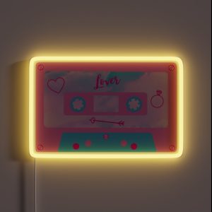 Lover Cassette RGB Neon Sign