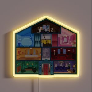Lover House RGB Neon Sign