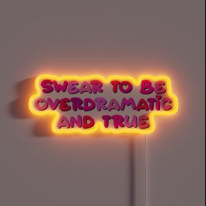 Lover Lyrics Taylor Swift Lover RGB Neon Sign