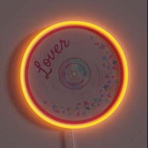 Lover Vinyl Record Taylor Swift RGB Neon Sign