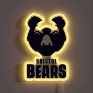 Loves Basket And Bristol Bears Fan Good Day RGB Neon Sign Loves Basket And Bristol Bears Fan Good Day RGB Neon Sign