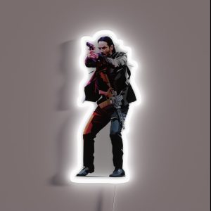 Low Poly John Wick RGB Neon Sign