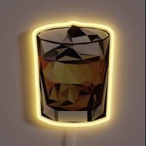 Low Poly Scotch Clean RGB Neon Sign Low Poly Scotch Clean RGB Neon Sign