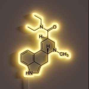 LSD Molecule RGB Neon Sign