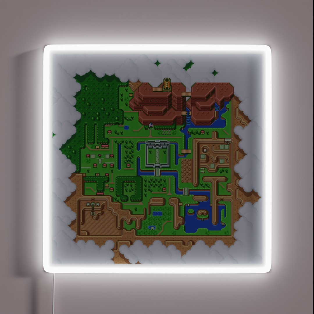 Lttp World Map RGB Neon Sign Lttp World Map RGB Neon Sign