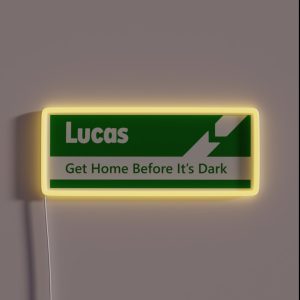 Lucas Electrics Get Home Before It S Dark RGB Neon Sign