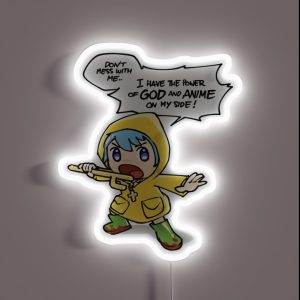 Luce The Vatican Mascot RGB Neon Sign