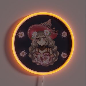 Ludmilla And Flowers RGB Neon Sign
