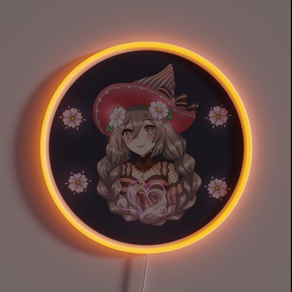 Ludmilla And Flowers RGB Neon Sign