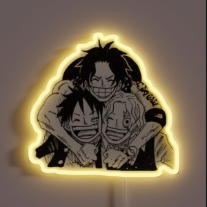 Luffy Ace Sabo RGB Neon Sign