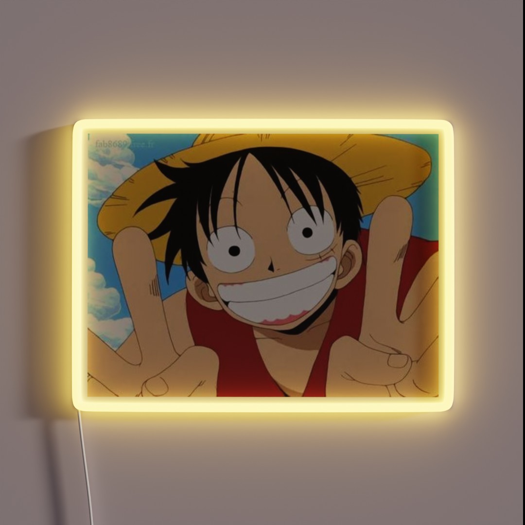 Luffy S Smile RGB Neon Sign Luffy S Smile RGB Neon Sign