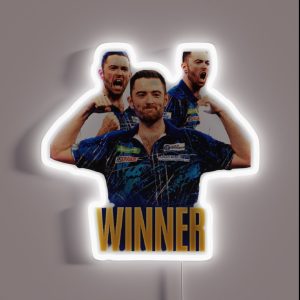 Luke Humphries World Darts Champion PDC RGB Neon Sign