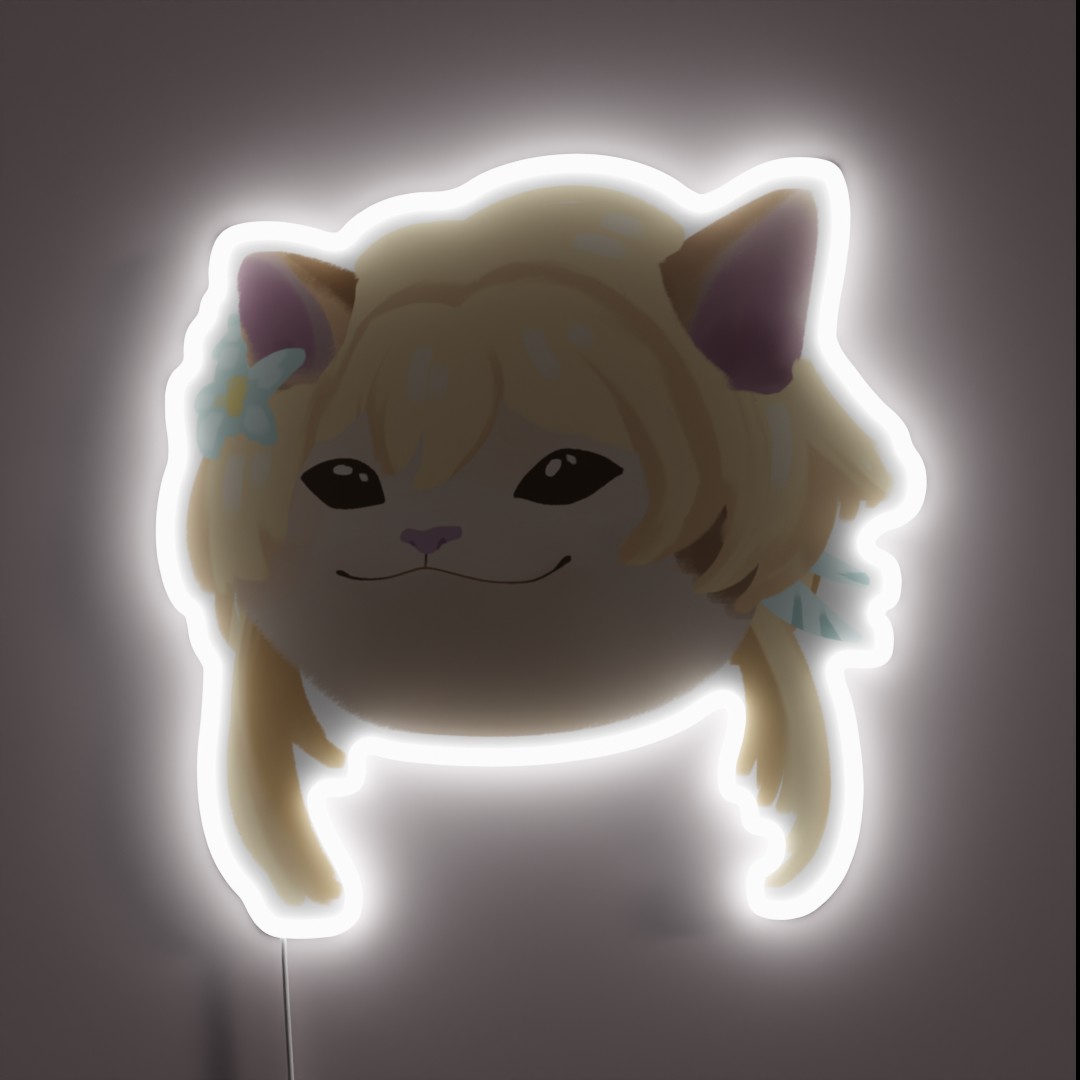 Lumine Catto Genshin RGB Neon Sign Lumine Catto Genshin RGB Neon Sign