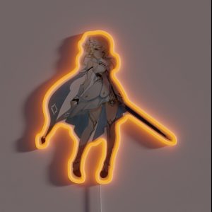 Lumine Female Traveler RGB Neon Sign