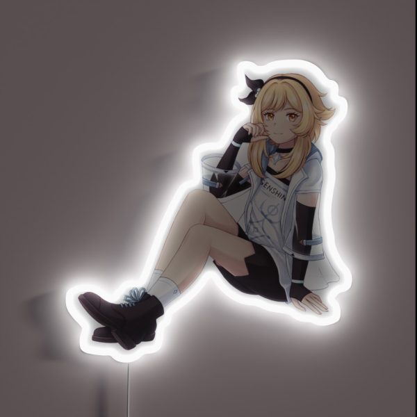 Lumine Modern Genshin Impact RGB Neon Sign