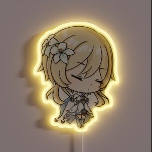 Lumine Traveller Genshin Impact RGB Neon Sign