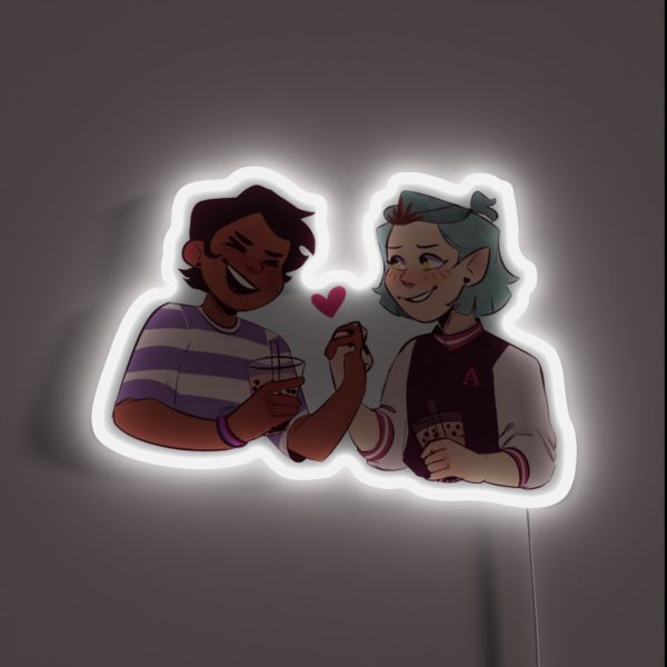Lumity Boba Date RGB Neon Sign