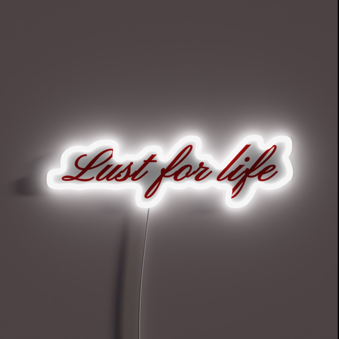 Lust For Life Lana Del Rey RGB Neon Sign Lust For Life Lana Del Rey RGB Neon Sign