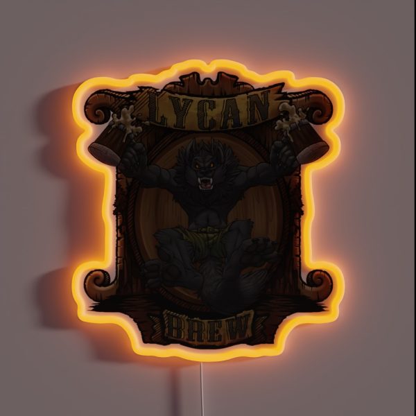 Lycan Brew RGB Neon Sign