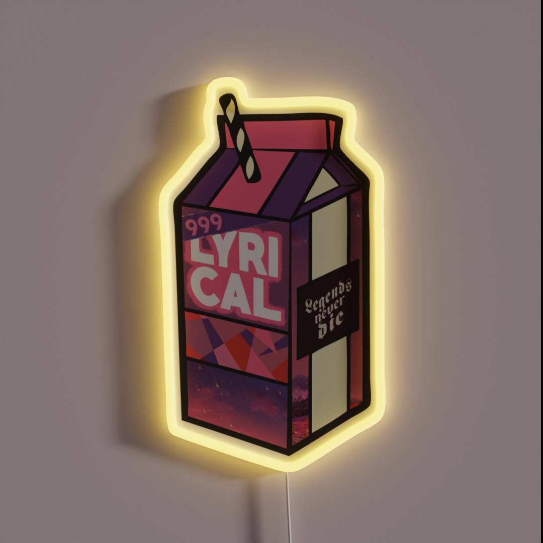 Lyrical Lemonade X Legends Never Die RGB Neon Sign Lyrical Lemonade X Legends Never Die RGB Neon Sign