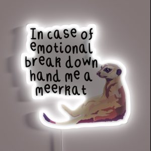 M Is For Meerkat RGB Neon Sign
