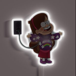 Mabel Gravity Falls RGB Neon Sign
