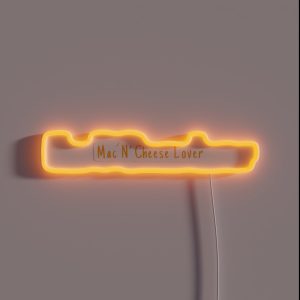 Mac And Cheese Lover RGB Neon Sign Mac And Cheese Lover RGB Neon Sign