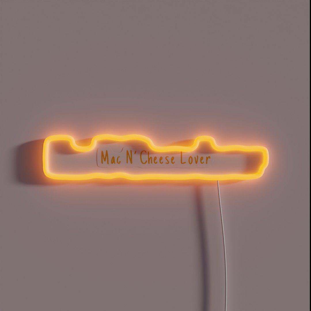Mac And Cheese Lover RGB Neon Sign Mac And Cheese Lover RGB Neon Sign