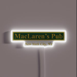 Maclaren S Pub New York How I Met Your Mother RGB Neon Sign Maclaren S Pub New York How I Met Your Mother RGB Neon Sign