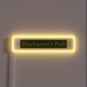 Maclaren S Pub RGB Neon Sign Maclaren S Pub RGB Neon Sign