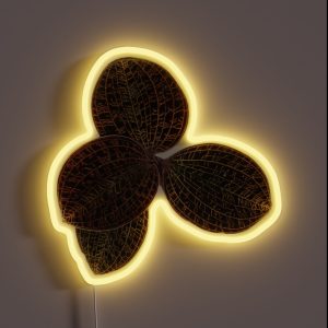 Macodes Lowii Jewel Orchid RGB Neon Sign