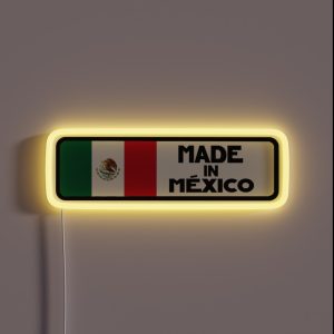 Made In Mexico RGB Neon Sign