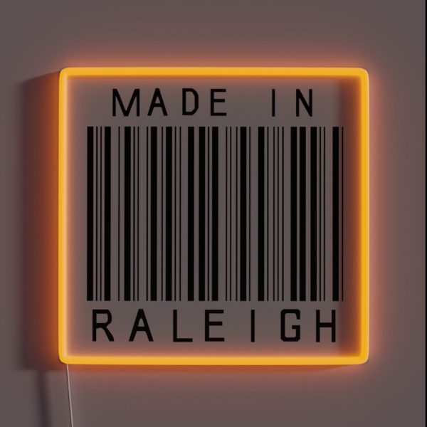 Made In Raleigh RGB Neon Sign