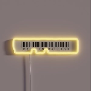 Made In Raleigh RGB Neon Sign