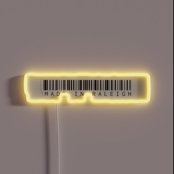 Made In Raleigh RGB Neon Sign