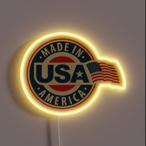 Made In USA RGB Neon Sign