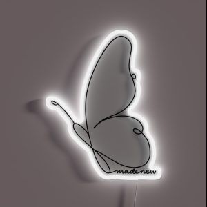 Made New Butterfly RGB Neon Sign