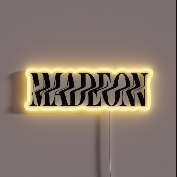 Madeon New Logo Black RGB Neon Sign