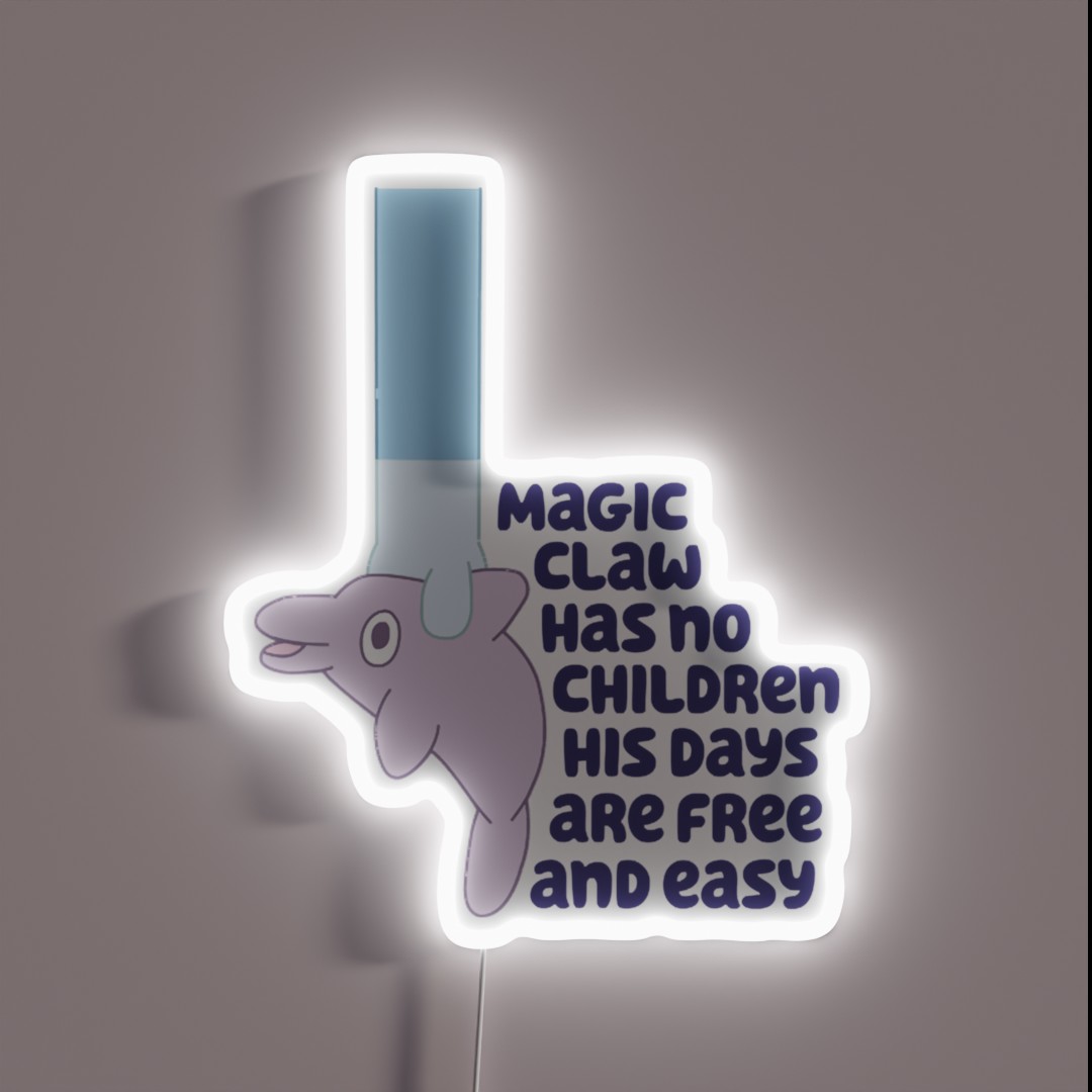 Magic Claw RGB Neon Sign Magic Claw RGB Neon Sign