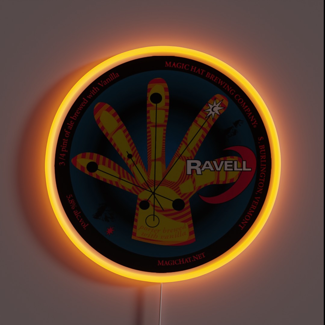 Magic Hat Brewing Company RGB Neon Sign Magic Hat Brewing Company RGB Neon Sign