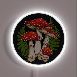Magic Mushrooms RGB Neon Sign