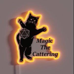Magic The Cattering RGB Neon Sign