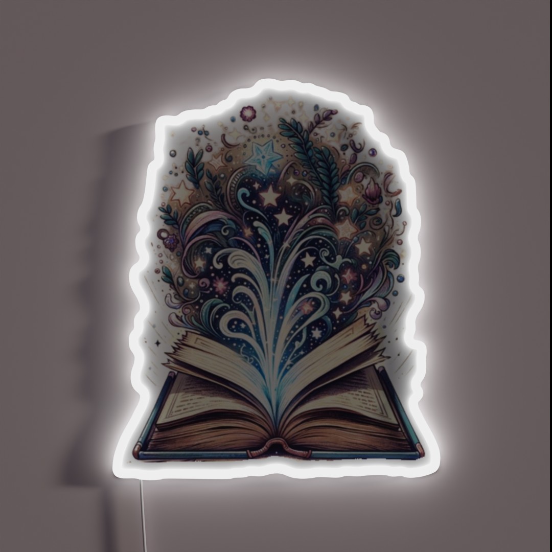 Magical Open Book RGB Neon Sign Magical Open Book RGB Neon Sign