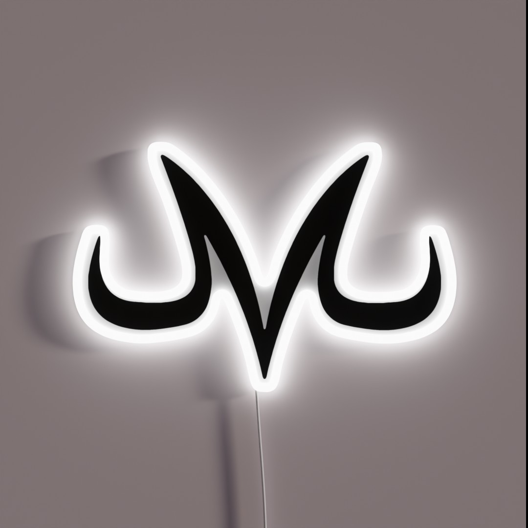 Majin DBZ Symbol RGB Neon Sign Majin DBZ Symbol RGB Neon Sign