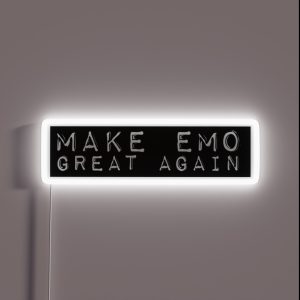 Make Emo Great Again RGB Neon Sign Make Emo Great Again RGB Neon Sign